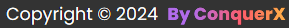 Copy Right Conquer Blocks 2024