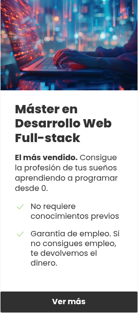 Máster en Desarrollo Fullstack